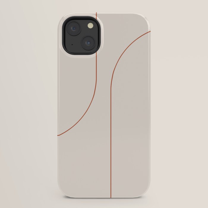 Modern Minimal Line Abstract XXVI iPhone Case Gallery Image 30