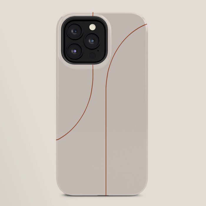 Modern Minimal Line Abstract XXVI iPhone Case Gallery Image 28