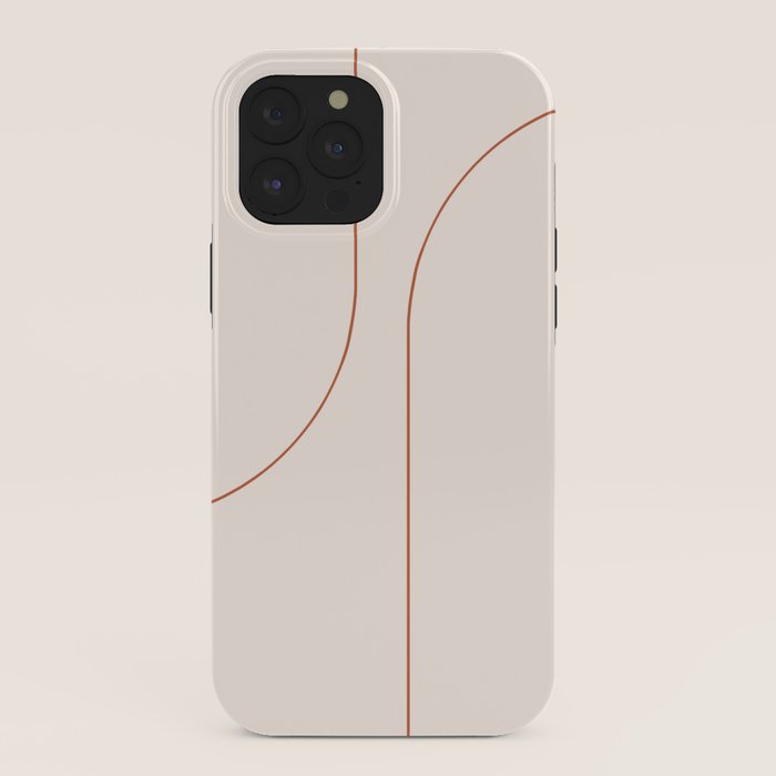 Modern Minimal Line Abstract XXVI iPhone Case Gallery Image 40