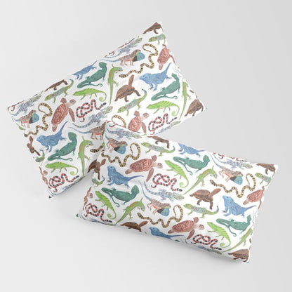 Endangered Reptiles Around the World Pillow Sham Gallery Image 4