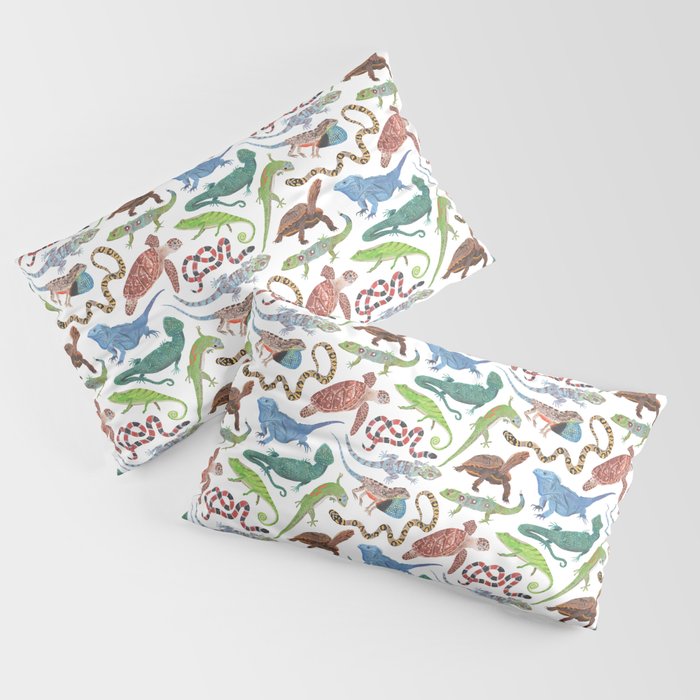 Endangered Reptiles Around the World Pillow Sham Gallery Image 2