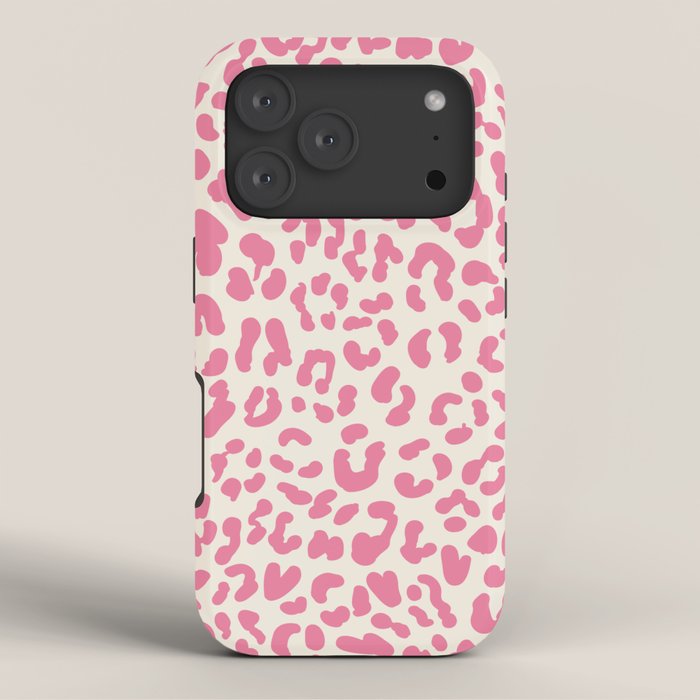 Pink Leopard Print iPhone Case Gallery Image 3