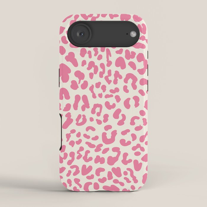 Pink Leopard Print iPhone Case Gallery Image 2