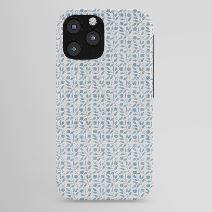 William Morris Vintage Rosehip Mineral Blue iPhone Case Gallery Image 44