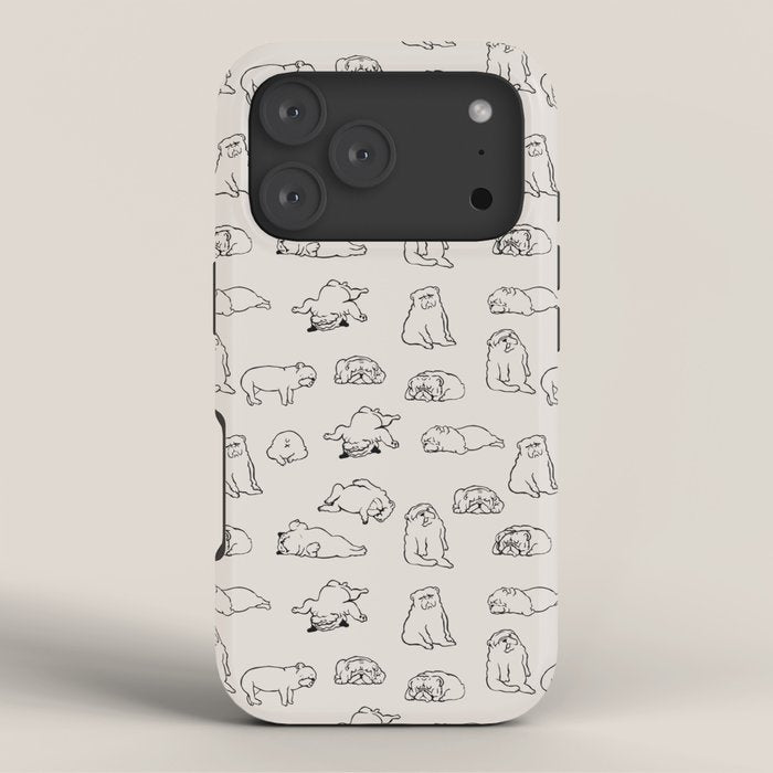 More Sleep English Bulldog iPhone Case Gallery Image 3