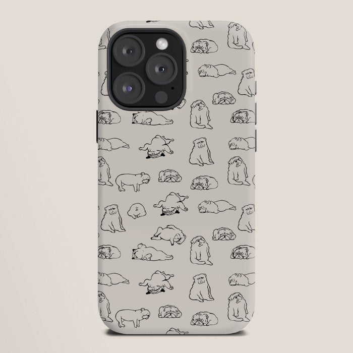 More Sleep English Bulldog iPhone Case Gallery Image 12