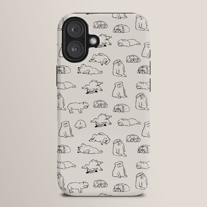 More Sleep English Bulldog iPhone Case Gallery Image 14