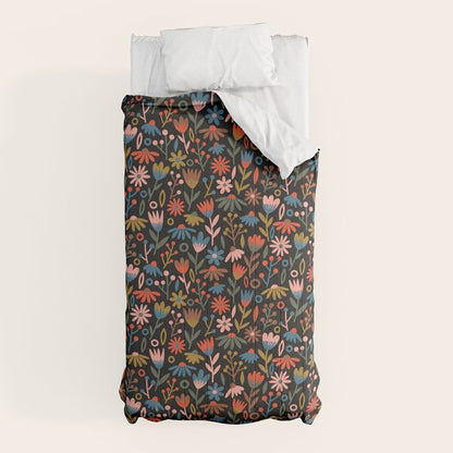 Exotic Midnight Floral Garden Comforter Gallery Image 10