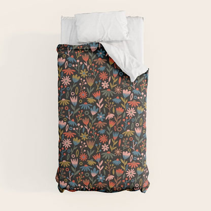 Exotic Midnight Floral Garden Comforter Gallery Image 4
