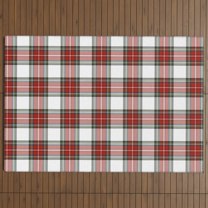 Christmas Tartan Plaid Outdoor Rug Gallery Image 4