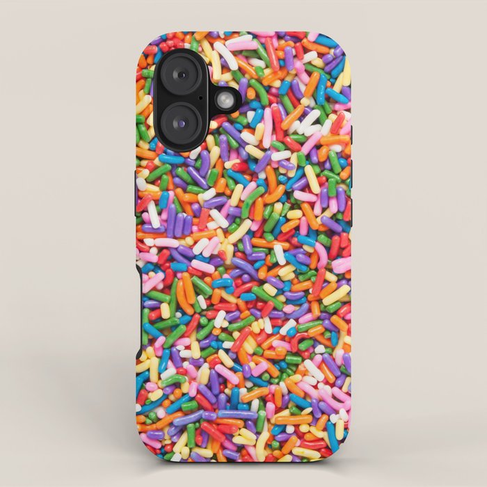 Colorful Rainbow Sprinkles | Sweet Candy iPhone Case Gallery Image 1