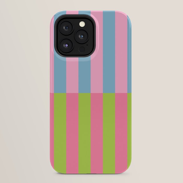 Vibrant color block pattern iPhone Case Gallery Image 24