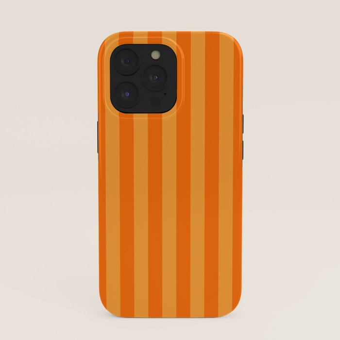 Orange Stripes Vertical Stripe Pattern iPhone Case Gallery Image 39