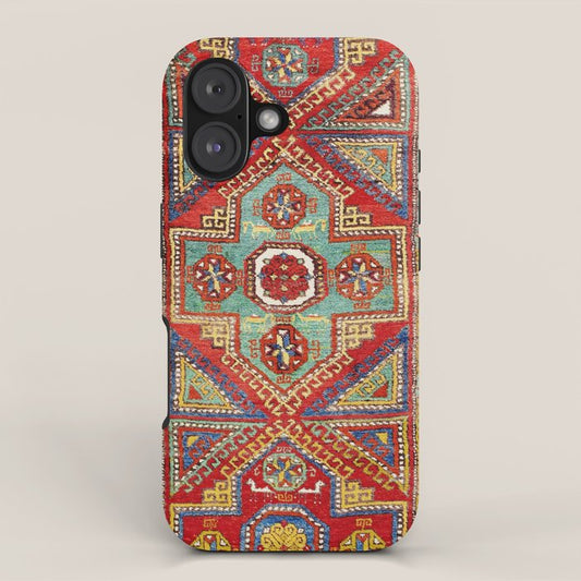 Incesu Turkish Village Antique Long Rug Print iPhone Case Gallery Image 1