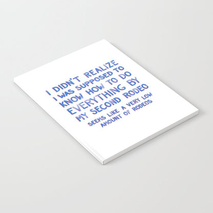 This Is My Second Rodeo Notebook Gallery Image 2