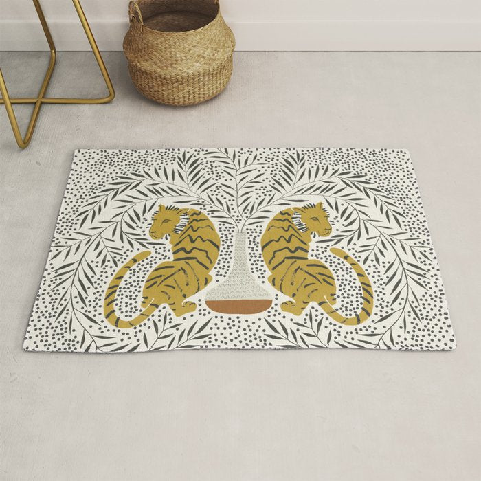 Tiger Vase Rug Gallery Image 1