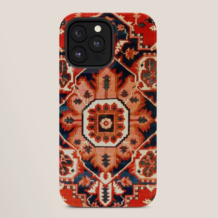 Heriz Serapi Azerbaijan Antique Persian Rug Print iPhone Case Gallery Image 28