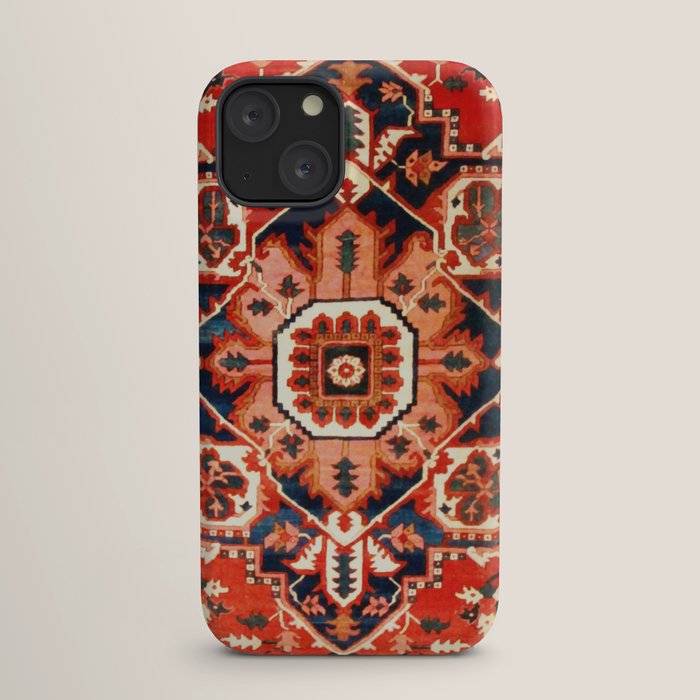 Heriz Serapi Azerbaijan Antique Persian Rug Print iPhone Case Gallery Image 17