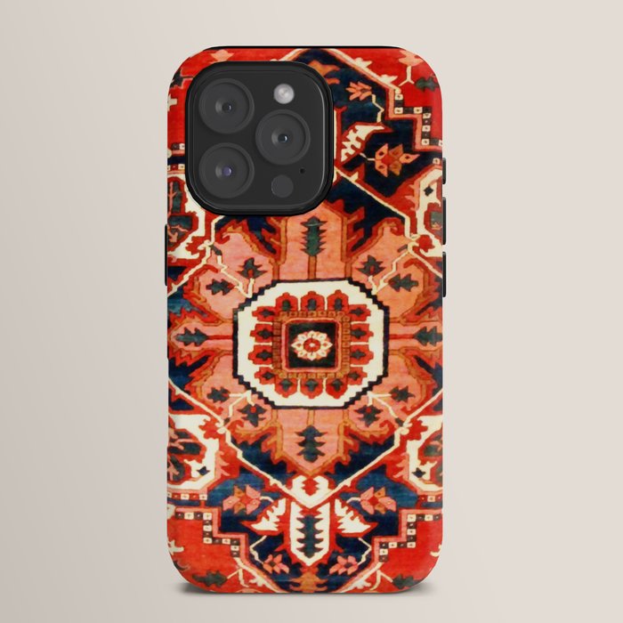 Heriz Serapi Azerbaijan Antique Persian Rug Print iPhone Case Gallery Image 15