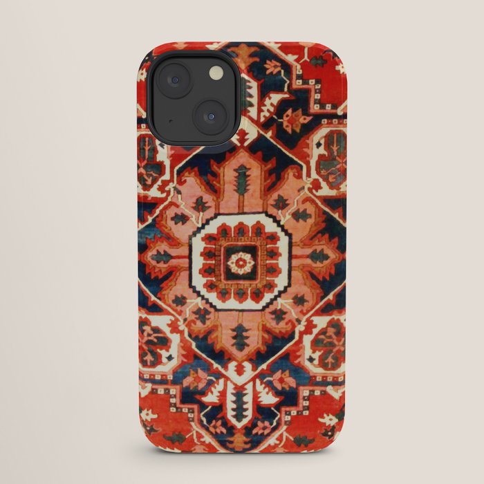 Heriz Serapi Azerbaijan Antique Persian Rug Print iPhone Case Gallery Image 25