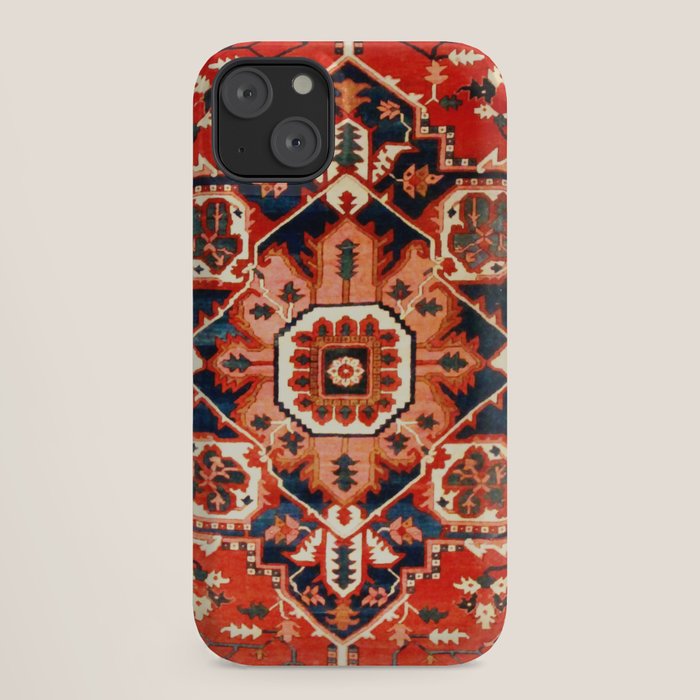 Heriz Serapi Azerbaijan Antique Persian Rug Print iPhone Case Gallery Image 18