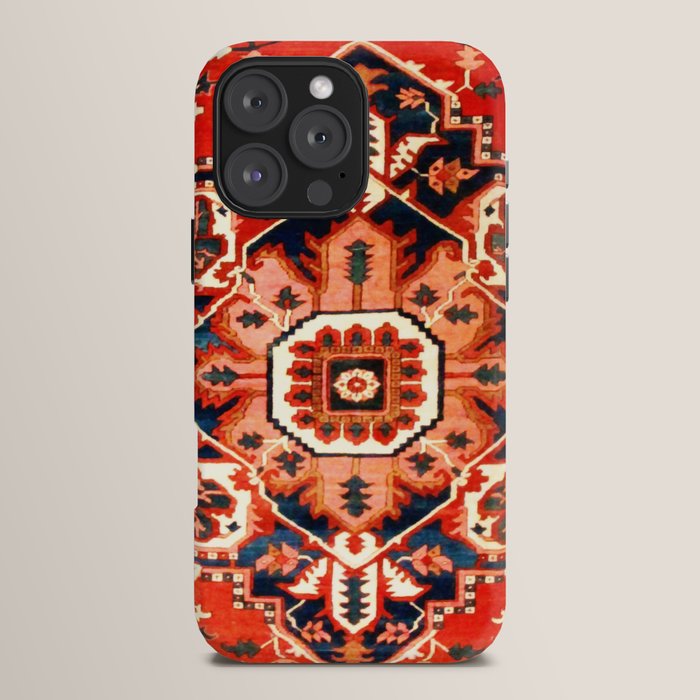 Heriz Serapi Azerbaijan Antique Persian Rug Print iPhone Case Gallery Image 16