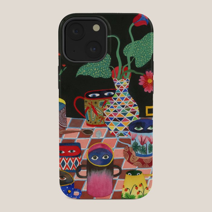 Suspicious mugs 3 iPhone Case Gallery Image 34