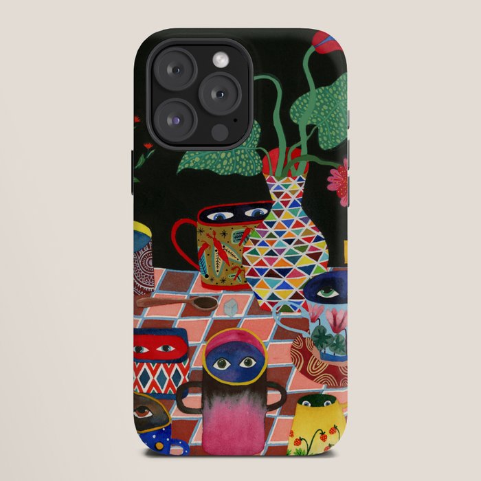 Suspicious mugs 3 iPhone Case Gallery Image 12