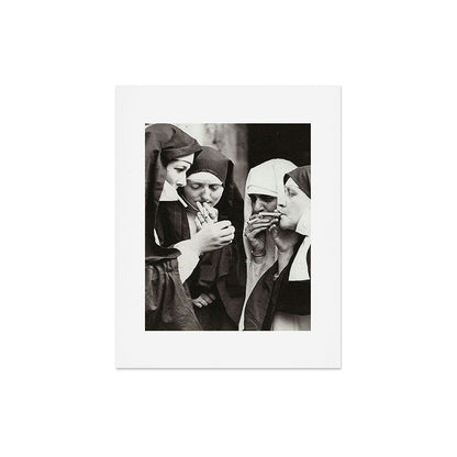 Nuns Smoking Art Print Gallery Image 5