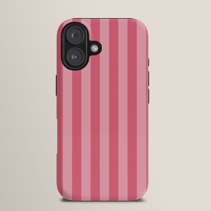 Large Nantucket Red Cabana Tent Stripes iPhone Case Gallery Image 13