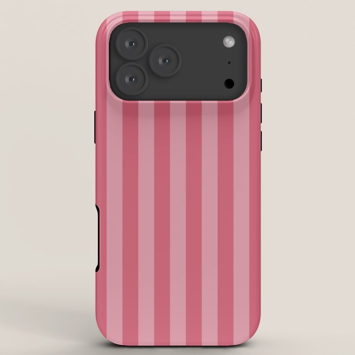 Large Nantucket Red Cabana Tent Stripes iPhone Case Gallery Image 8