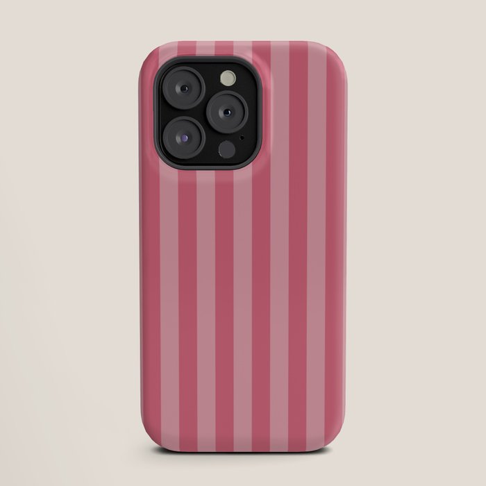 Large Nantucket Red Cabana Tent Stripes iPhone Case Gallery Image 19