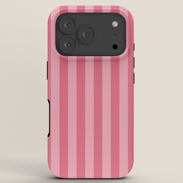 Large Nantucket Red Cabana Tent Stripes iPhone Case Gallery Image 7