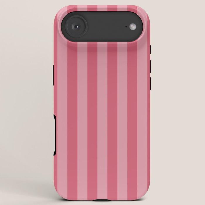 Large Nantucket Red Cabana Tent Stripes iPhone Case Gallery Image 6