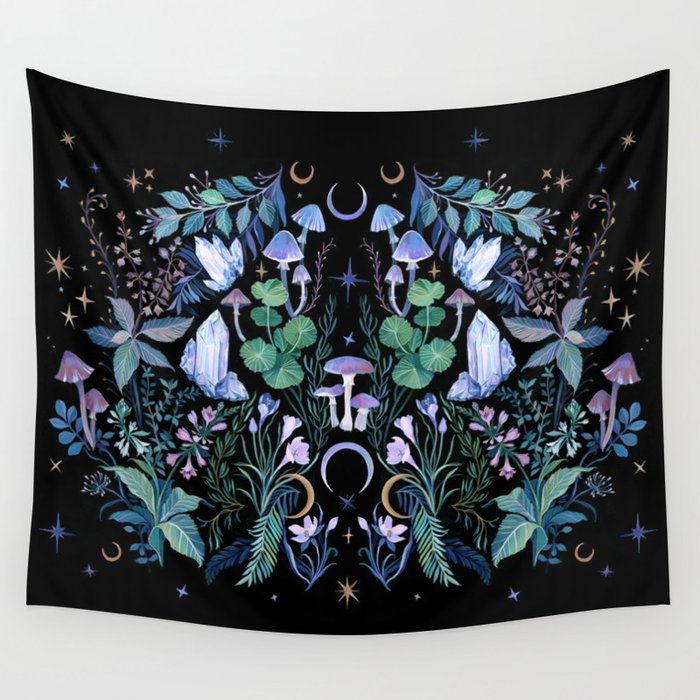 Mystical Garden Wall Tapestry Gallery Image 1