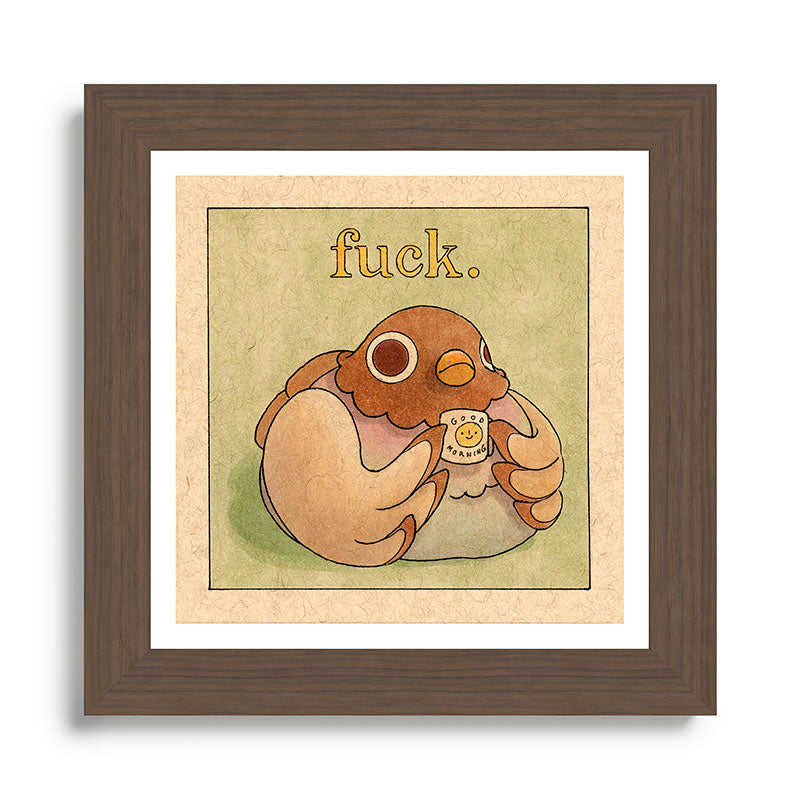 'Fuck' Pigeon 06 Framed Art Print Gallery Image 16