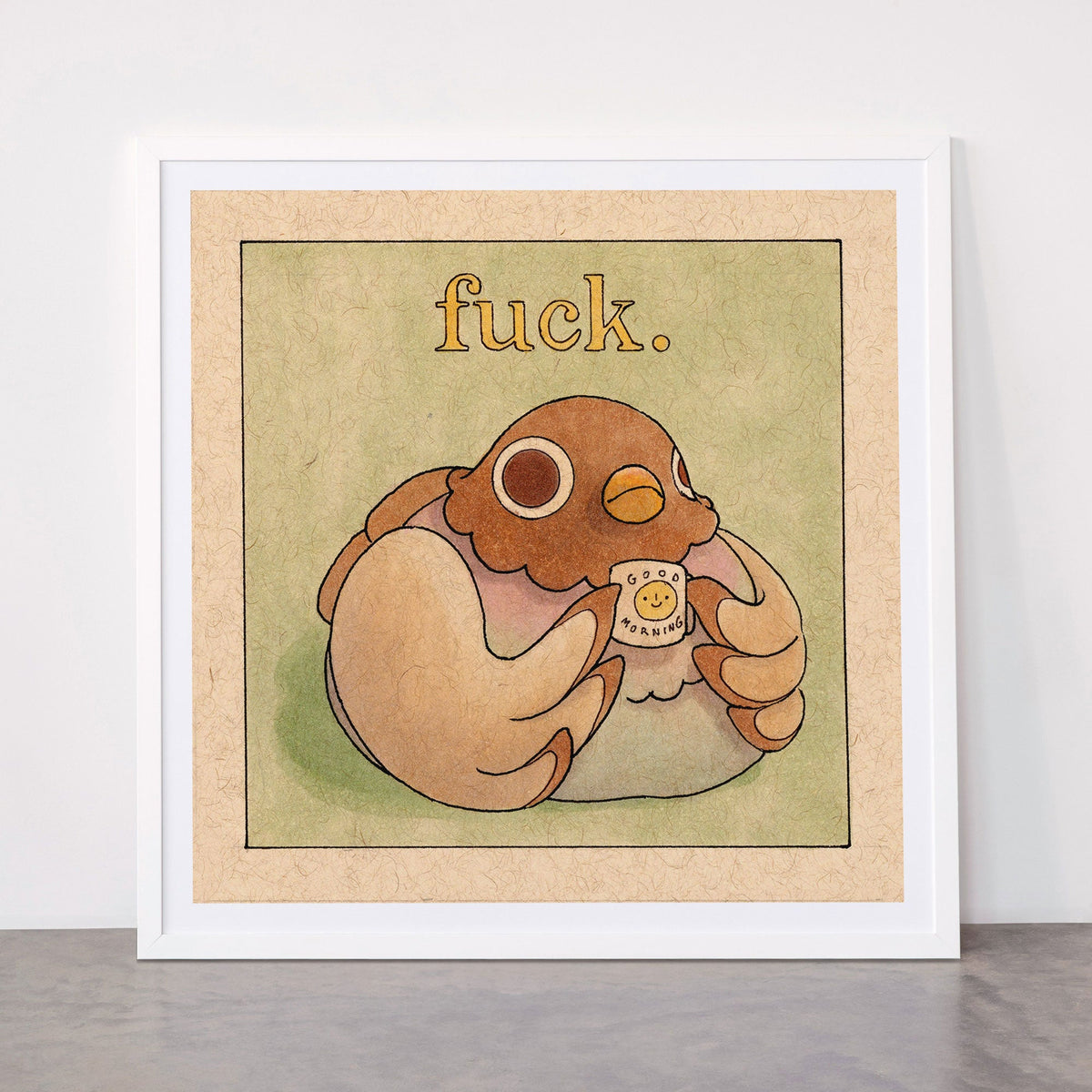 'Fuck' Pigeon 06 Framed Art Print Gallery Image 24