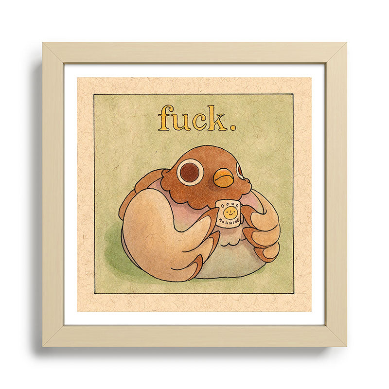 'Fuck' Pigeon 06 Framed Art Print Gallery Image 7