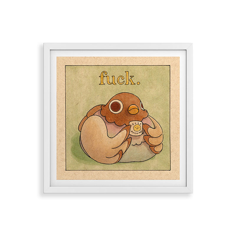 'Fuck' Pigeon 06 Framed Art Print Gallery Image 11