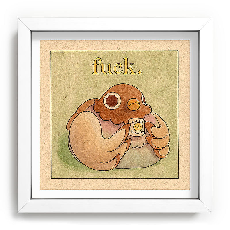 'Fuck' Pigeon 06 Framed Art Print Gallery Image 31
