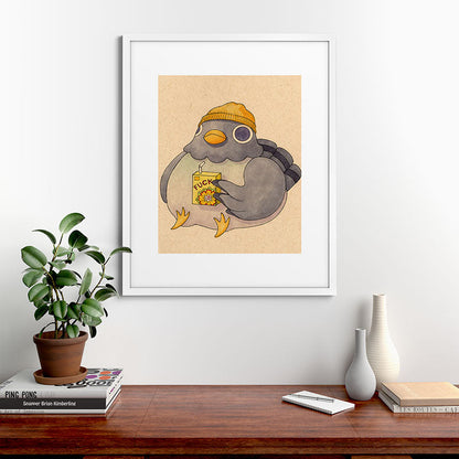'Fuck' Pigeon 07 Framed Art Print Gallery Image 76