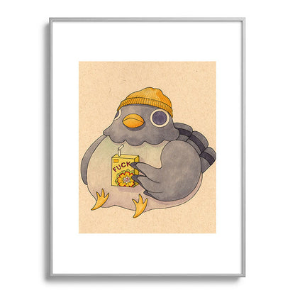 'Fuck' Pigeon 07 Framed Art Print Gallery Image 135