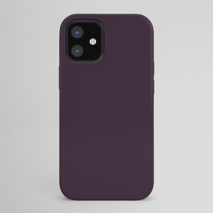 Simply Deep Eggplant Purple iPhone Case Gallery Image 42