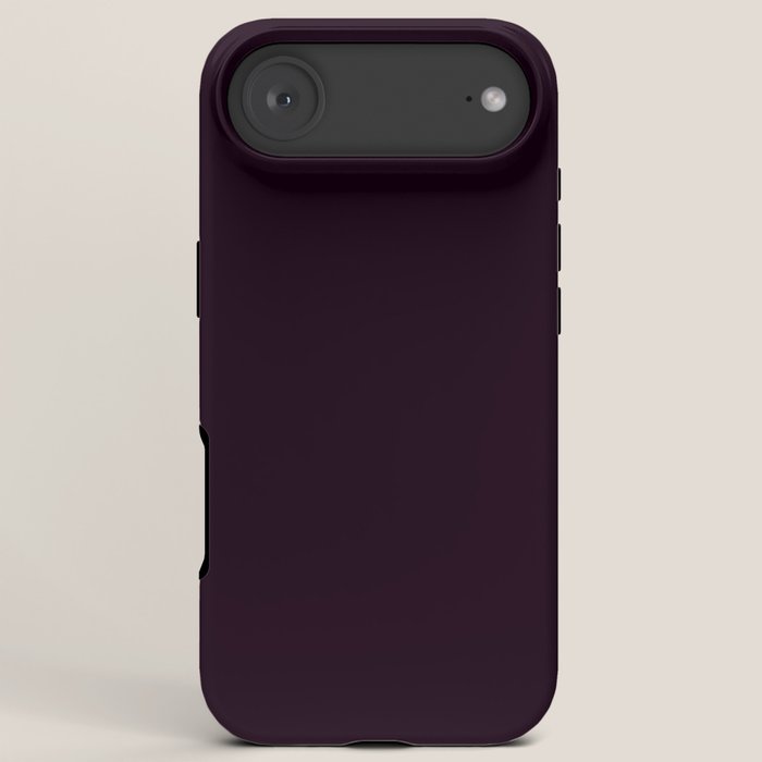 Simply Deep Eggplant Purple iPhone Case Gallery Image 6