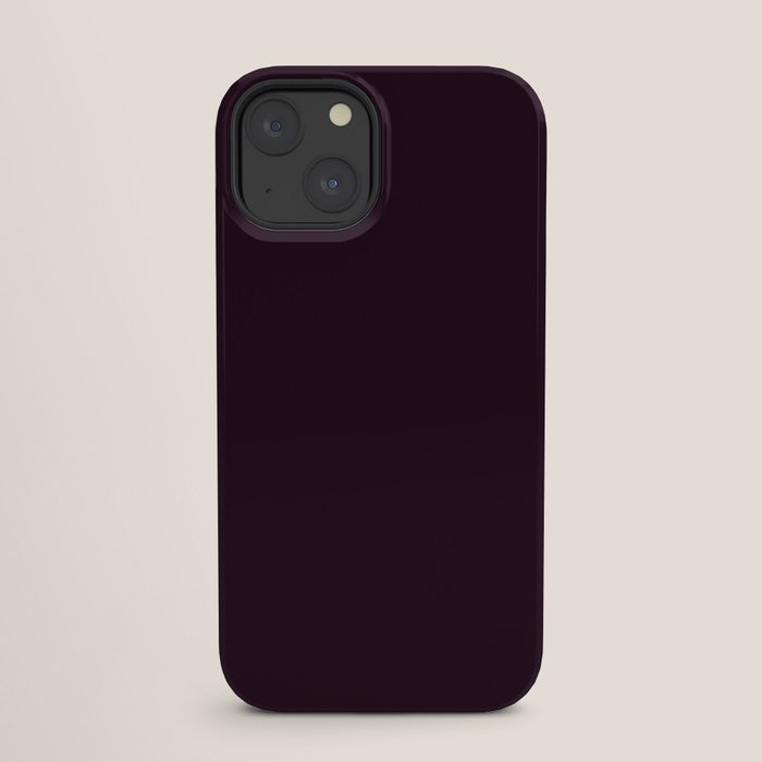 Simply Deep Eggplant Purple iPhone Case Gallery Image 25