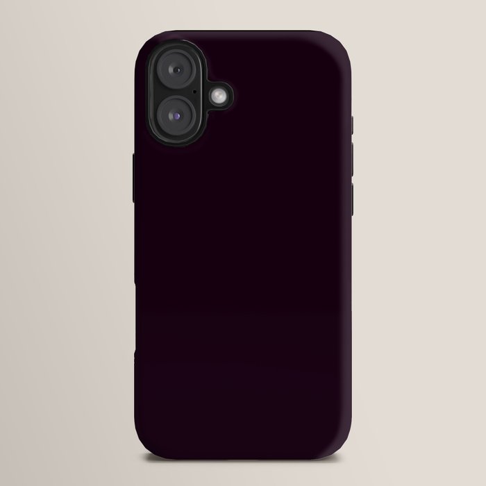 Simply Deep Eggplant Purple iPhone Case Gallery Image 14