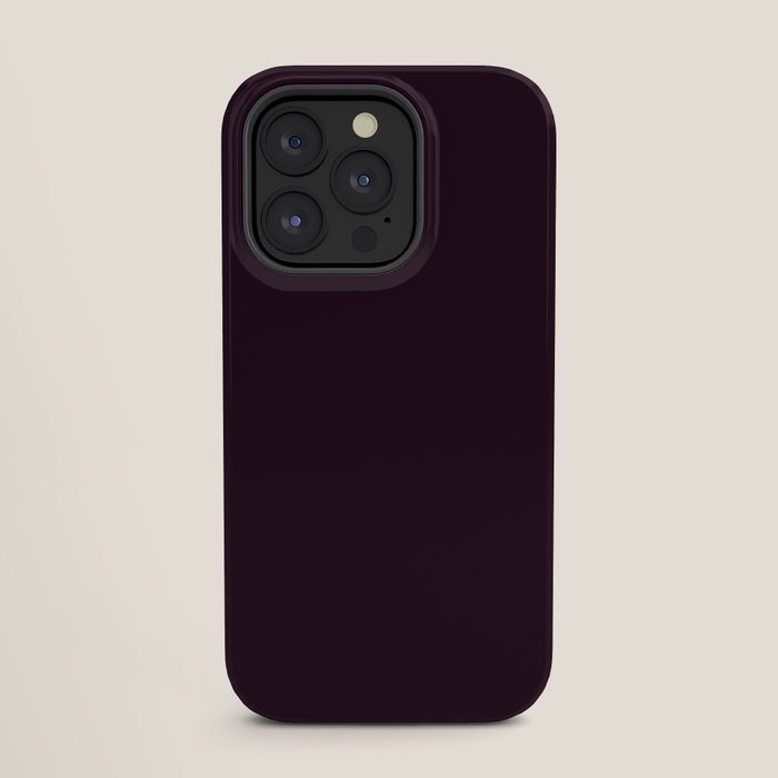 Simply Deep Eggplant Purple iPhone Case Gallery Image 27