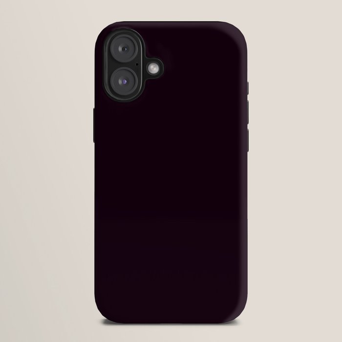 Simply Deep Eggplant Purple iPhone Case Gallery Image 10