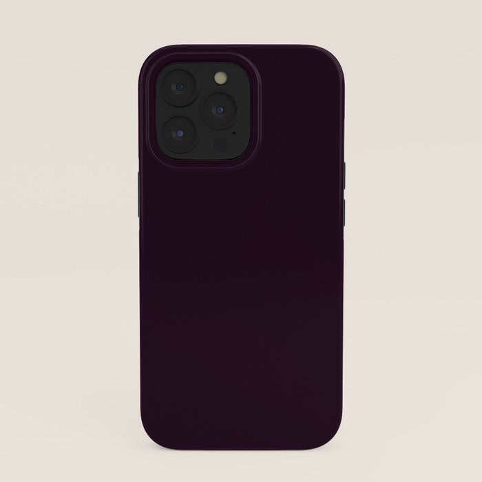 Simply Deep Eggplant Purple iPhone Case Gallery Image 39