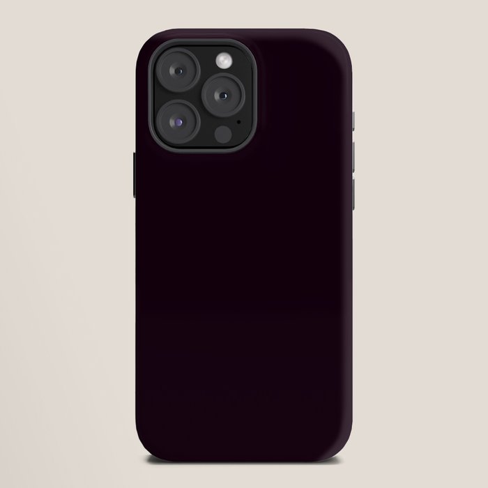 Simply Deep Eggplant Purple iPhone Case Gallery Image 12